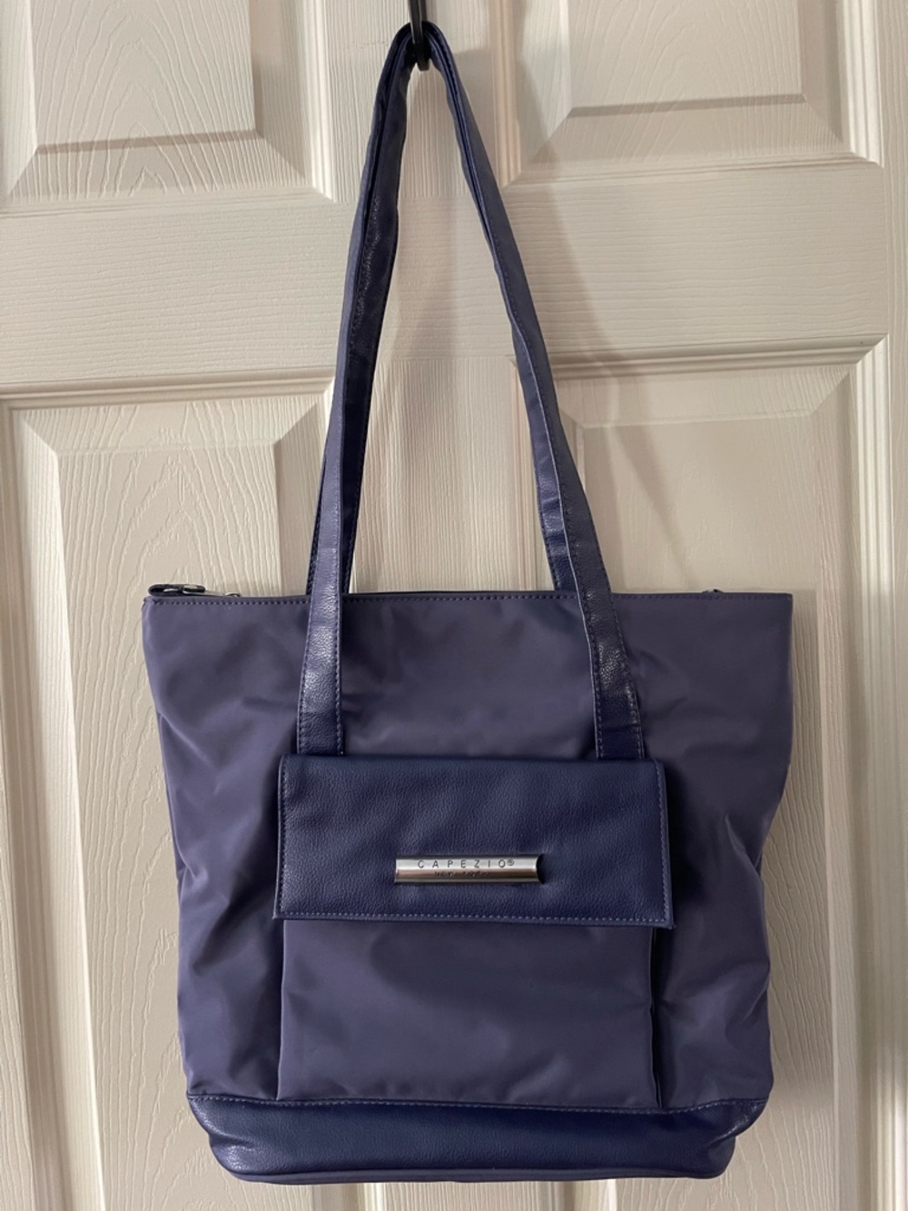 Capezio Purple Tote Bag with Front Pocket